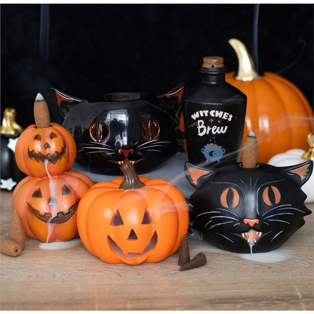 Black Cat Backflow Incense Burner