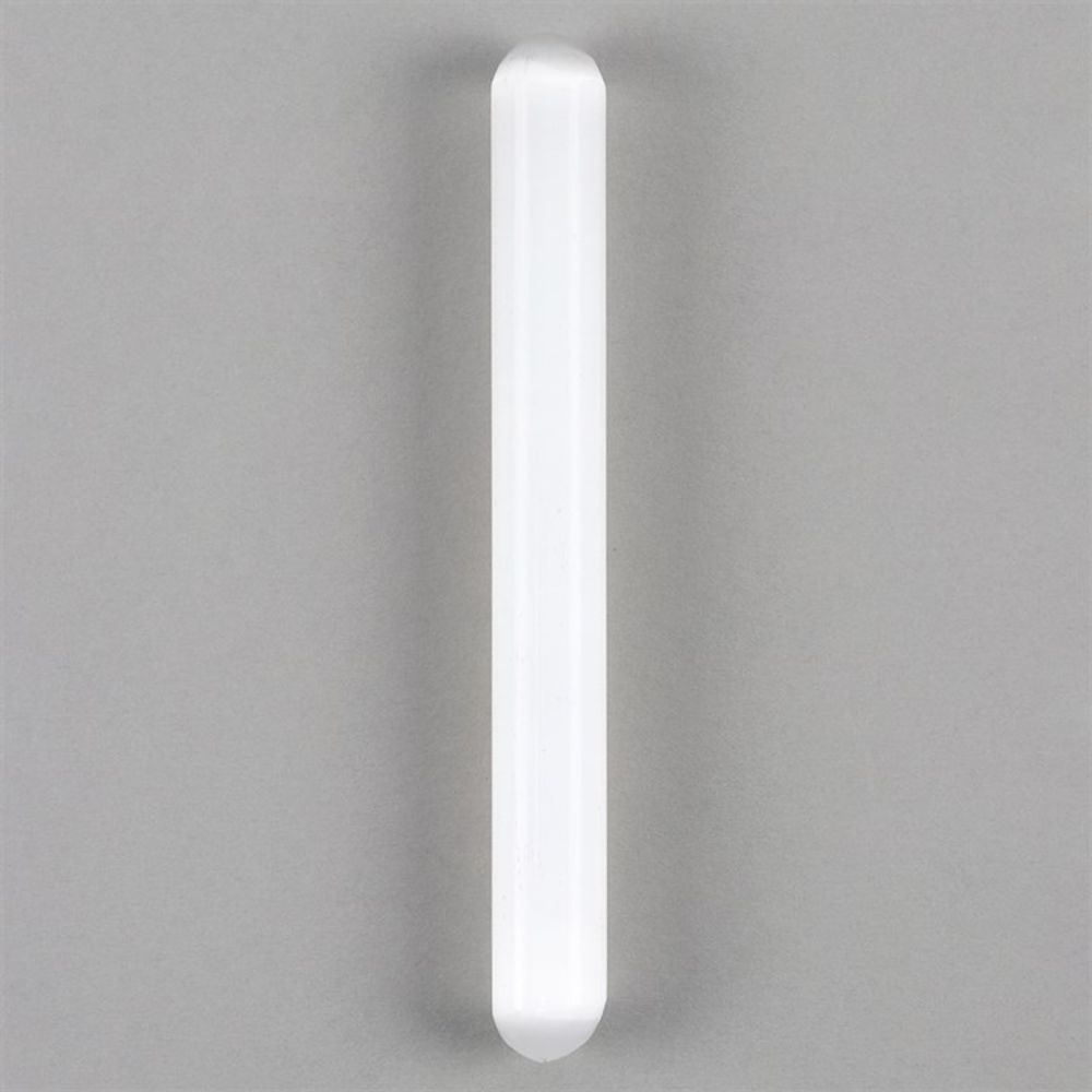 Large Round Selenite Baton Wand