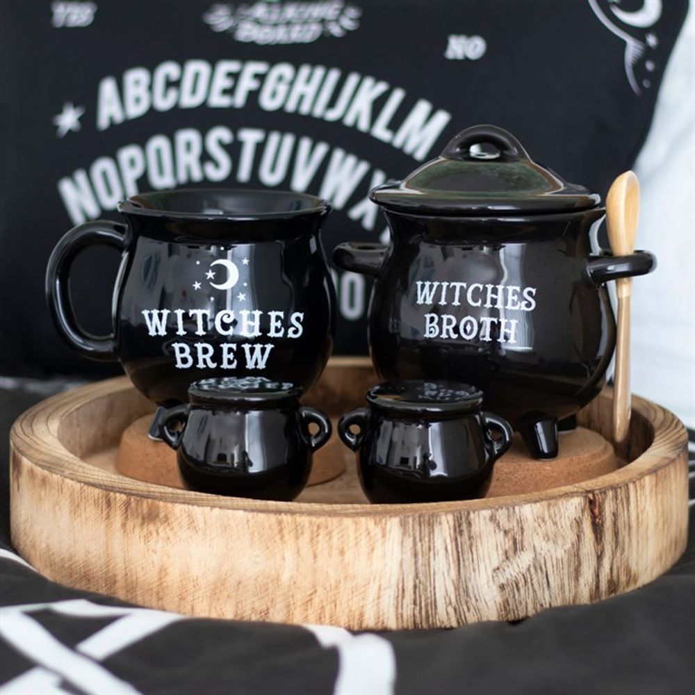 Cauldron Cruet Set