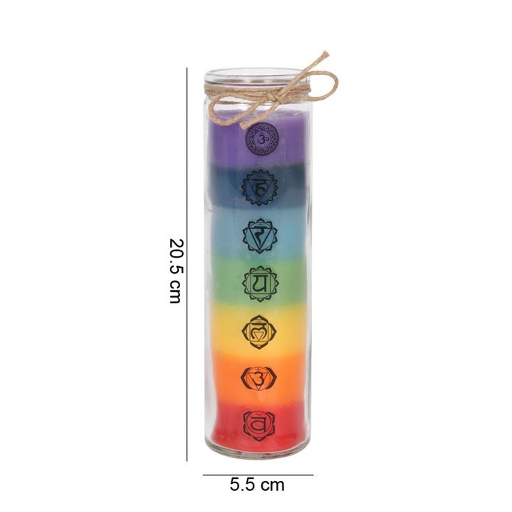 Tall Chakra Candle